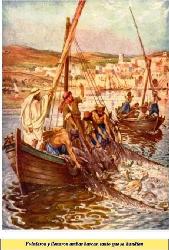 pescando  con jesus