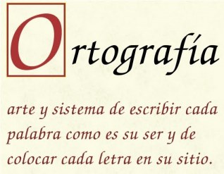 La importancia de la ortografa.