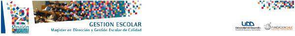 foro de curso, direccion y liderazgo escolar udd